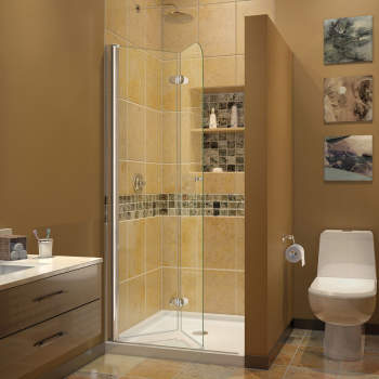 Half glass shower door store