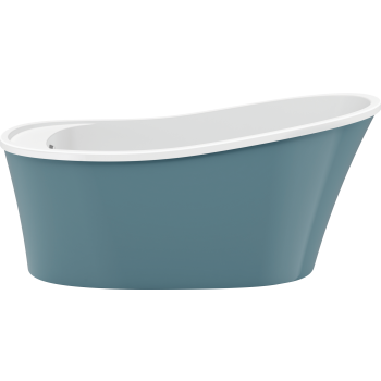 maa Ariosa 6032 Acrylic Freestanding End Drain Bathtub in White