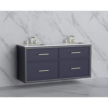 Madeli B455-60D-002-NP Edge 60&quot; Wall Hung Vanity- No Handles 