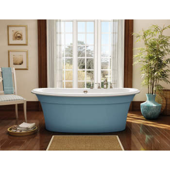 Maax 105744-000 Ella Sleek 6636 Freestanding Soaker Tub 