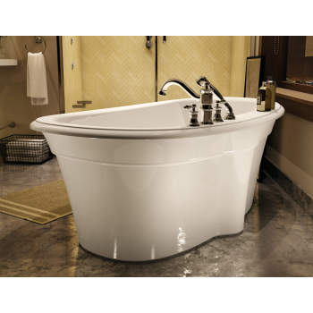 Maax 105744-000 Ella Sleek 6636 Freestanding Soaker Tub 