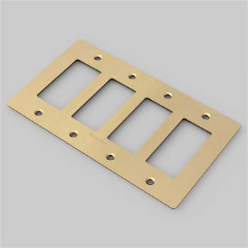 ホットセール - アートトラベルシューズ Buster + Punch 4 Gang Wall Plate 4 Gang Metal Wall Plate 個人装備