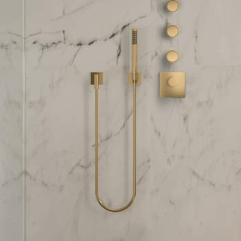 Dornbracht 27808980 Hand Shower Set With Individual Flanges 