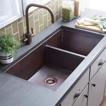 Artisan Double Bowl Undermount Kitchen Sink Stainless Steel