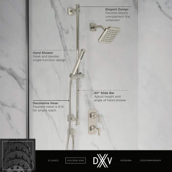 DXV D35170780 Belshire Personal Hand Shower With Adjustable Bar ...