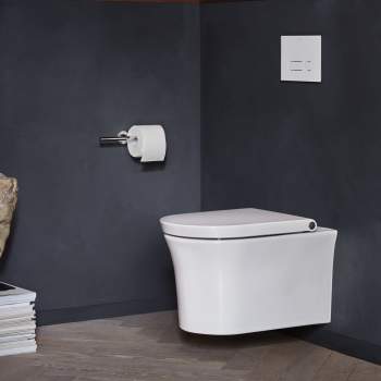 Duravit 257609 White Tulip Wall Mount Toilet | QualityBath.com