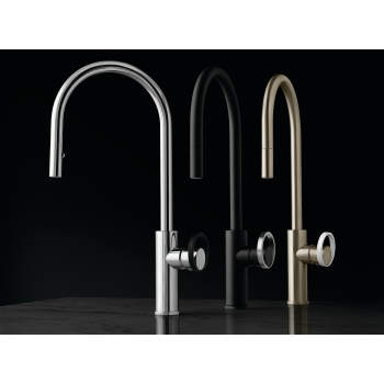 Rohl EC55D1 Eclissi Pull Down Kitchen Faucet With C-spout ...