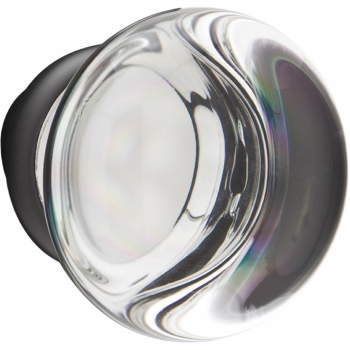 Emtek Door Knob, Providence Glass Series, Glass Knobset