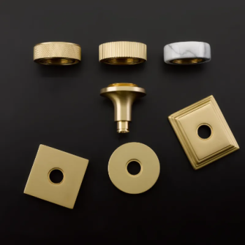 Emtek 5109BLUS4 Passage Set. Disk Rosette. Bristol Knob. Satin Brass  [5109BLUS4] - $149.60 : LuxHome, Discount Plumbing and Hardware