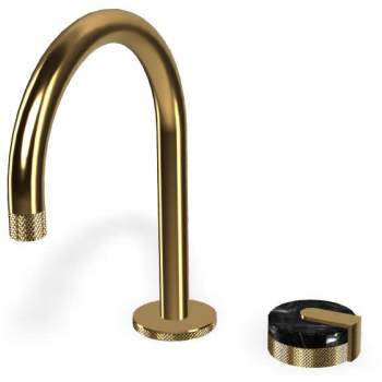 Graff G-11522-R1GM-L1AU-BOX Mod+ Single Lever Two Hole Lavatory Faucet ...