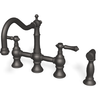 【人気急上昇】 Kitchen Bridge Canterbury G-4845 Graff Faucet Side With 置物、オブジェ
