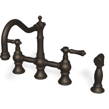 【人気急上昇】 Kitchen Bridge Canterbury G-4845 Graff Faucet Side With 置物、オブジェ