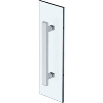 Glass mounted towel bar hotsell