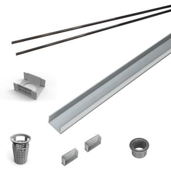 Kit Bonde Linéaire Infinity Drain SAS 6536 SS – Complet, Neuf (boîte Ouverte)