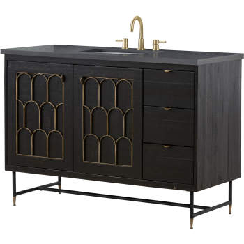 Mariscal 48 in. W x 21 in. D Bathroom Vanity Cabinet Only in Rustic Wood