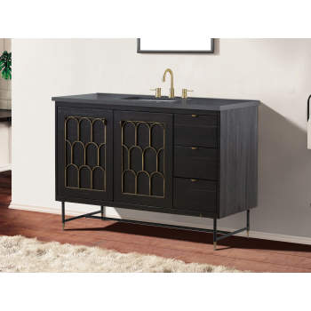 Mariscal 48 in. W x 21 in. D Bathroom Vanity Cabinet Only in Rustic Wood