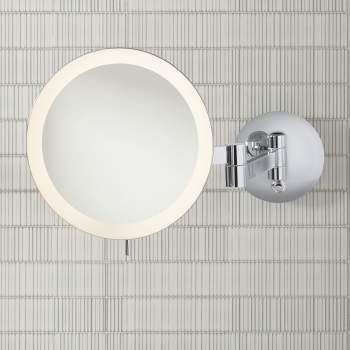Wall mounted magnifying mirror with light cheap