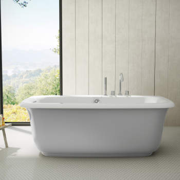 Maax 105756-000 Miles 6636 Freestanding Soaker Tub | QualityBath.com
