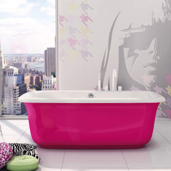 Maax 105756-000 Miles 6636 Freestanding Soaker Tub | QualityBath.com