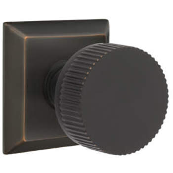 Emtek C8531US14.CCUS3NL.SKKUS15A Select Straight Knurled
