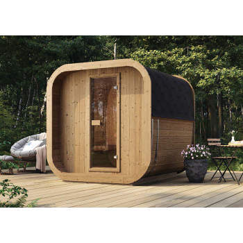 Mr Steam MSWD77AC9C1 The Cubist Collection Outdoor Sauna Room-6.6