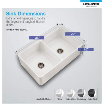 Houzer PTW-3320SD image-13