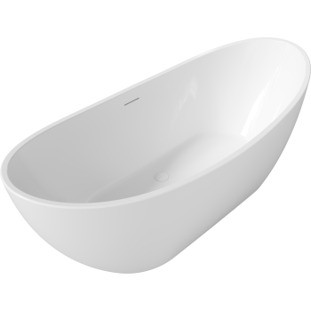 Perlato PTXRMA6728-GW Roma Soaker Tub | QualityBath.com