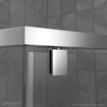 DreamLine DL-6030-04 Prism 36 x 36 Frameless Pivot Corner Shower Enclosure in Brushed Nickel with White Acrylic Base