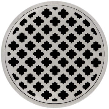 Infinity Drain RMD 5-2 5 Round Complete Kit With Moor Pattern Decorative  Plate And Drain Body