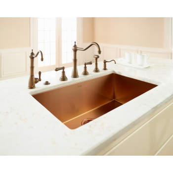 Rohl Rss3018sb Single Bowl Stainless Steel Kitchen Sink Brushed