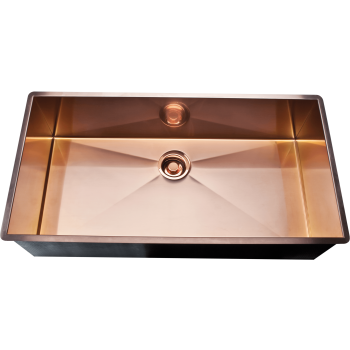 Rohl Rss3618sb Single Bowl Stainless Steel Kitchen Sink Brushed