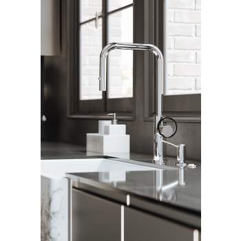 Rohl EC56D1MB Eclissi Pull Down Kitchen Faucet With U-Spout ...