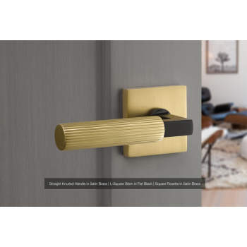 Emtek C5209US14.LSUS15.KNUS26 Select Knurled Lever Handle