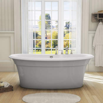Ella Sleek 6636 Freestanding Soaker Tub, How To Use Maax Bathtub