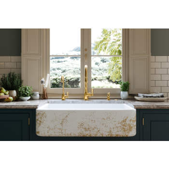 Robinets D'évier Rohl U.1625L-SEG-2 – Eau Chaude/froide – Fini Satin English Gold – Neuf