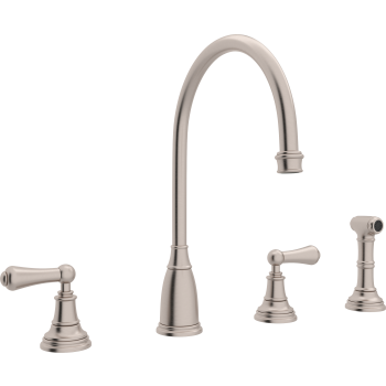 Rohl U.4735X, U.4736L Perrin & Rowe Georgian Era 4-hole C ...