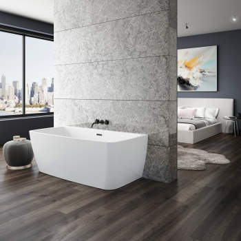 Bain Ultra BVBCHW0 Vibe 5828 Back To Wall Soaker Tub | QualityBath.com