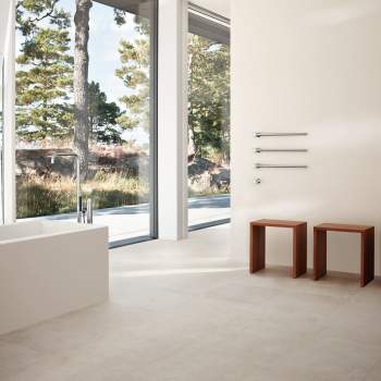 Vola T39EL 3AP 02 Built In Heated Electric Towel Warmer With
