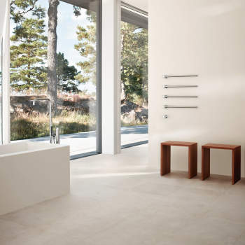 Vola T39EL/4AP-02 Built-In Heated Electric Towel Warmer With