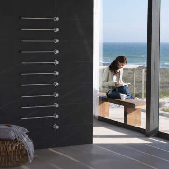 Built In Heated Electric Towel Warmer with Thermostat 7 Towel Bars
