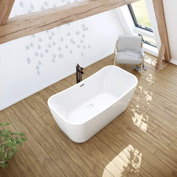 Maax 106388-000-001-000 Villi Freestanding Soaker Tub