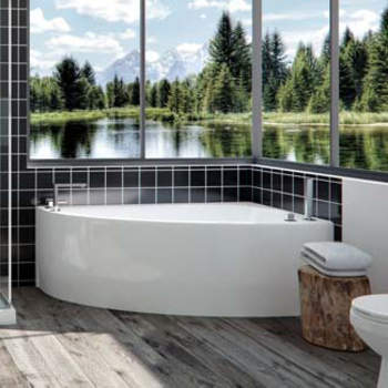 Neptune 59 in. Walk-In Soaking Bathtub in White with Right Drain Neptune 59 in. Walk-In Soaking Bathtub in White with Right Drain