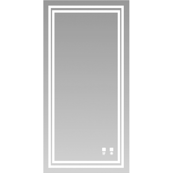 Madeli IM-ZE2448-23 Zen Ii Illuminated Slique Mirror