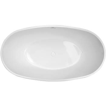 Hydro Systems ALA6634HTO-WHI Alamo Freestanding Soaker Tub
