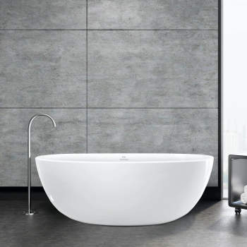 Hydro Systems ALA6634HTO-WHI Alamo Freestanding Soaker Tub