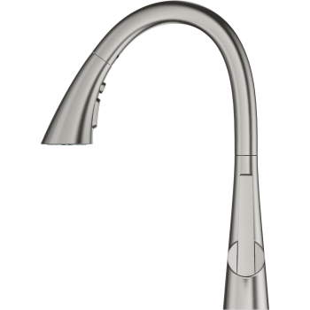 Grohe 32298 Zedra Triple Spray Pull Down Kitchen Faucet ...