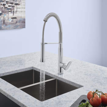 Grohe 31380DC0 K7 Semi-Pro Medium Faucet | QualityBath.com