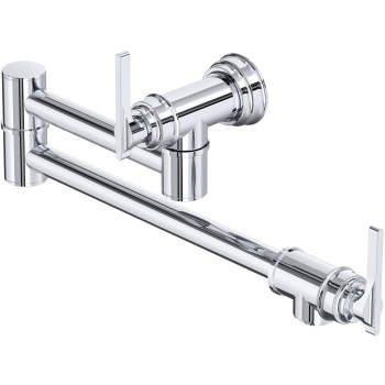 Rohl U.3330EG Perrin And Rowe Holborn 8 1/4" Wall Mount Tubular Tub Spout Withou