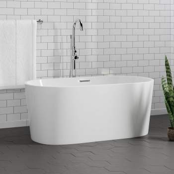 Barclay ATOVN59EIG Oswald Freestanding Soaker Tub With Integrated