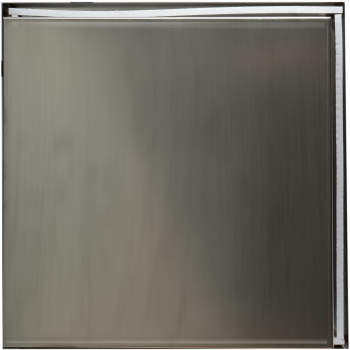 Alfi Brand ABNP1616-BG 16 x 16 Brushed Gold PVD Steel Square Single Shelf Shower NICHE